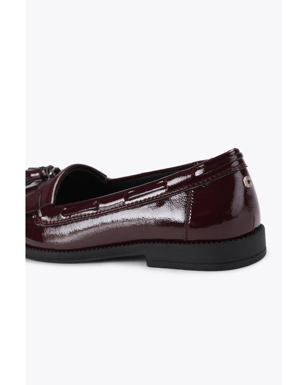 Carvela Kurt Geiger Brown 'Ambra' Patent Flats