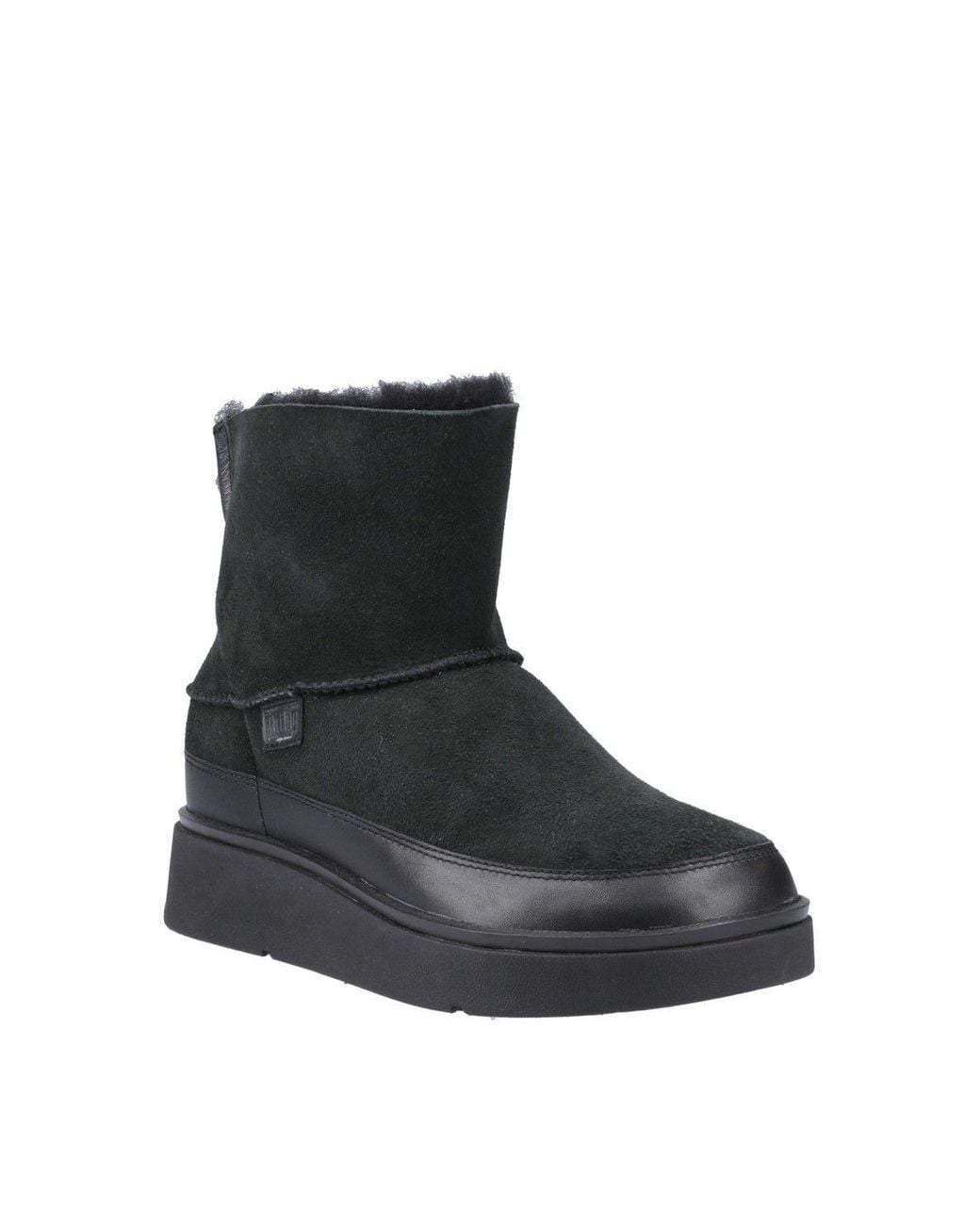 Fitflop Black Gen-Ff Mini Double-Faced Boots