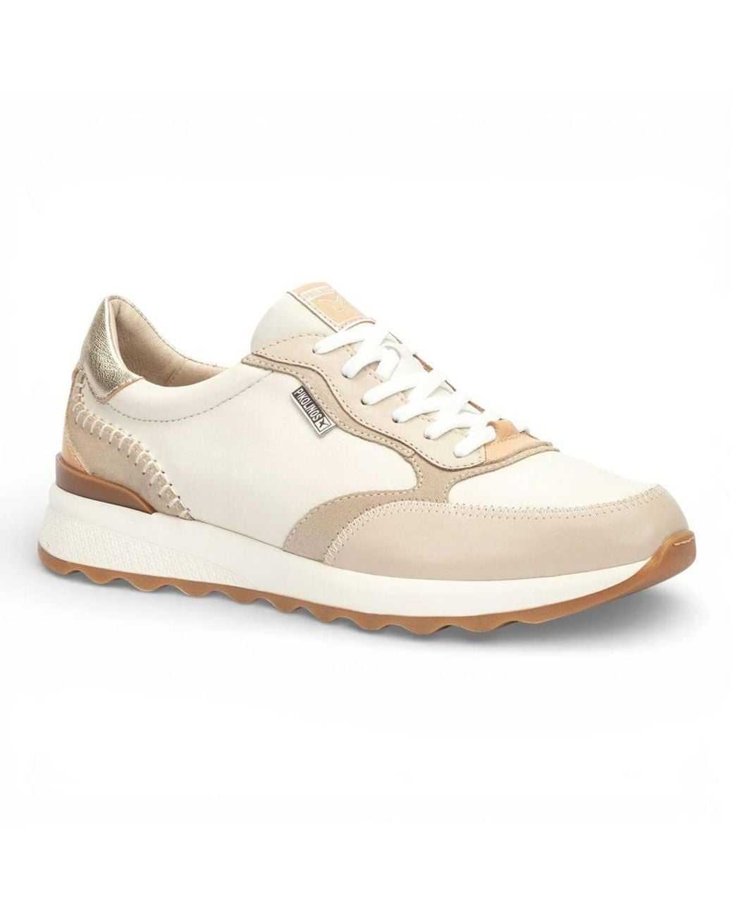 TruClothing White Leather Lace Up Sneaker Trainers Shoes