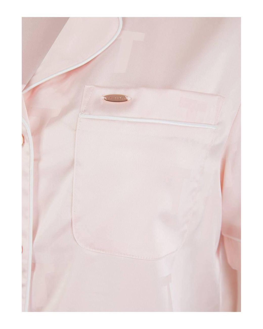 Ted Baker Pink Sybil Short Pyjama Set Mauve Chalk