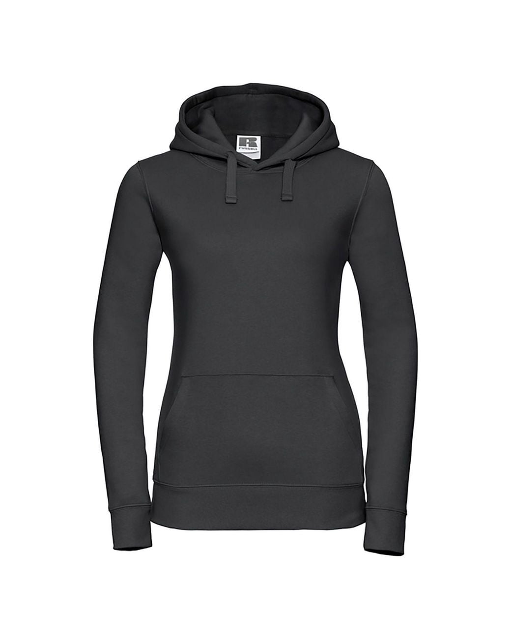 Russell Black Premium Authentic Hoodie (3-Layer Fabric)