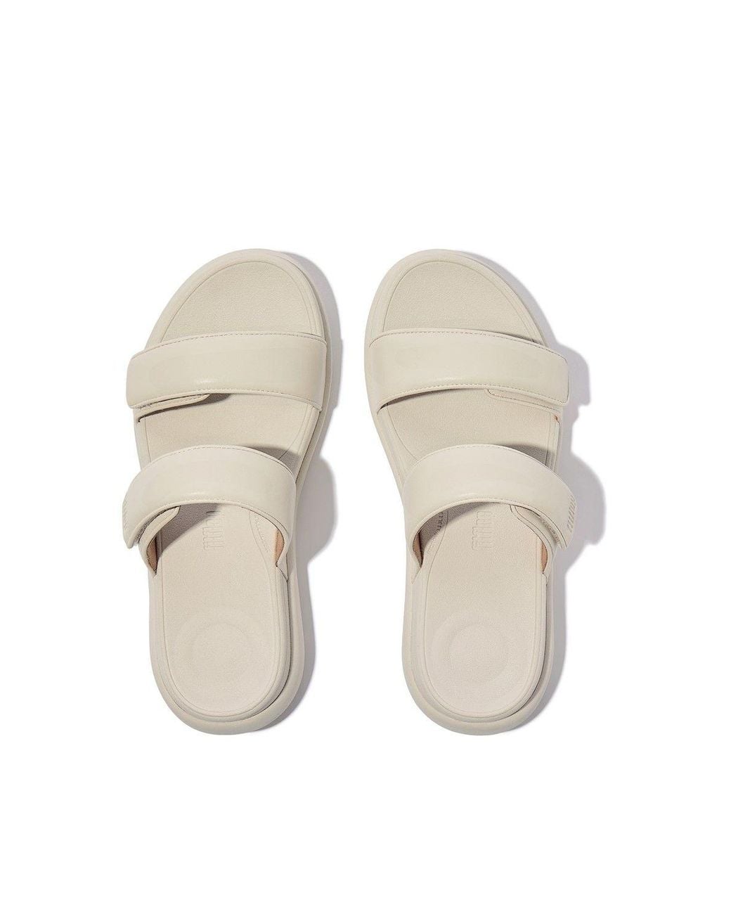 Fitflop White F-Mode Go Sandals