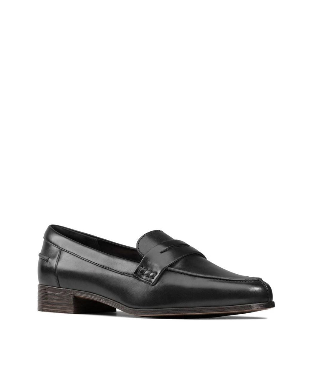 Clarks Black Hamble Loafer Leather Loafers, Slip Ons