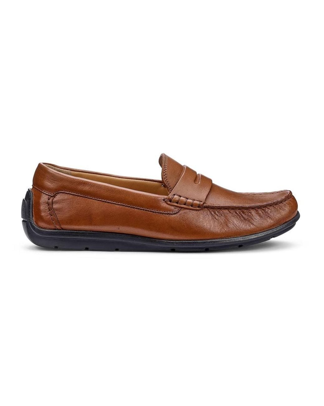 Hotter Brown 'Ewan' Loafers for men