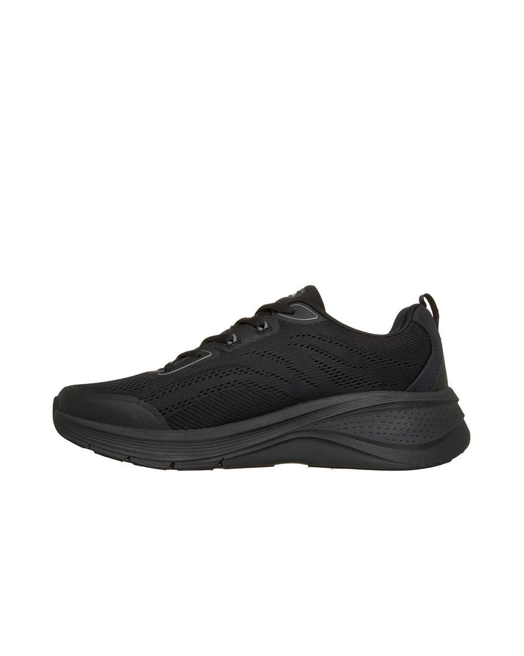 Skechers Black Arch Fit 3.0 Mesh Lace-Up Trainers for men
