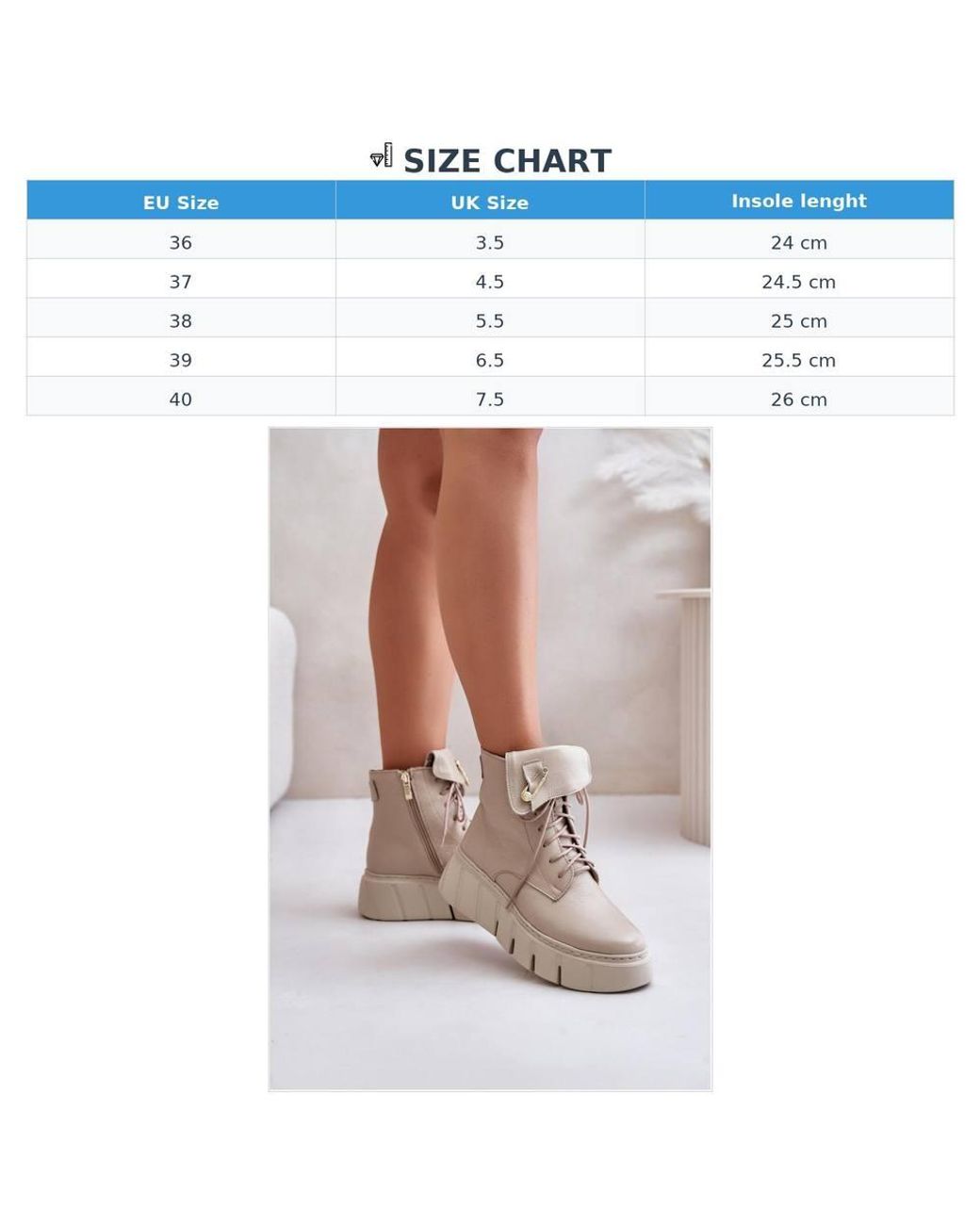 Love Lace Brown Platform Round Toe Lace Up Boots With Zip