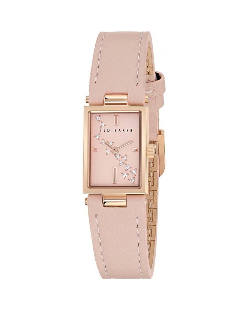 Ted Baker Pink Bkpllf502 Classic Chic 16Mm Quartz Watch