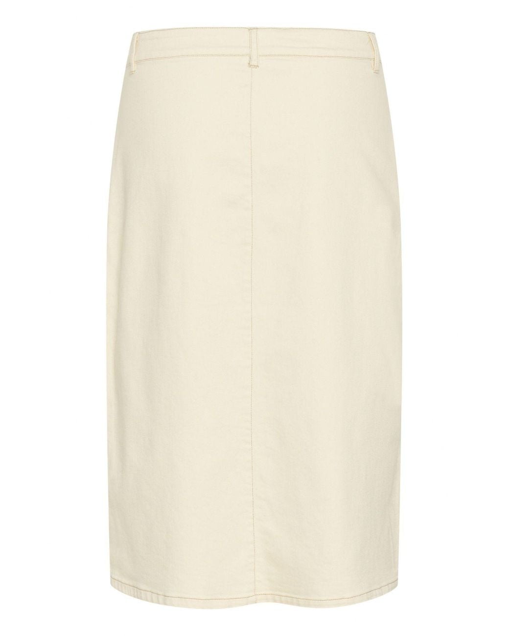 Saint Tropez Natural Kayosz Button Down Midi Skirt