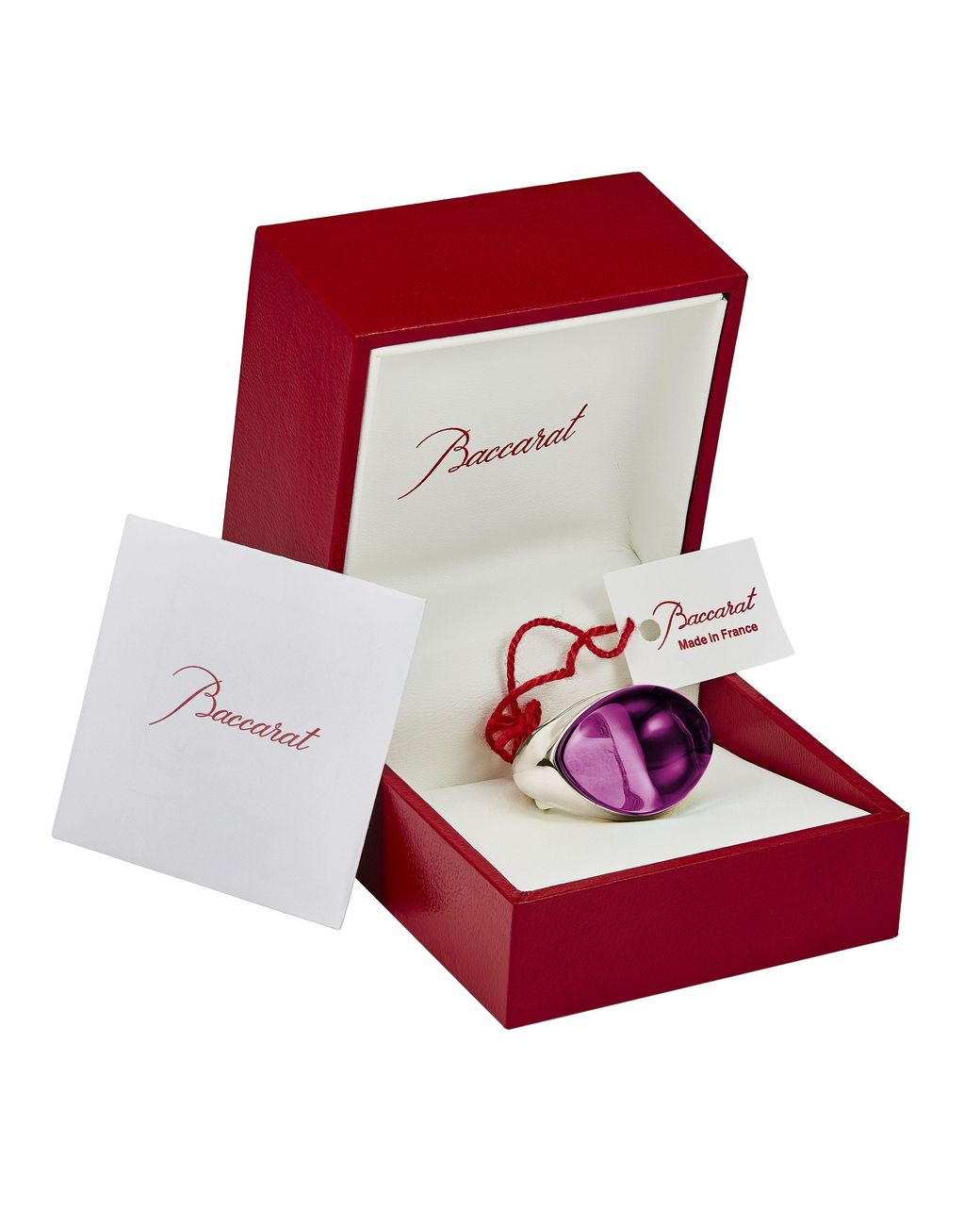 Baccarat Purple Peony Radiance Ring 2805622