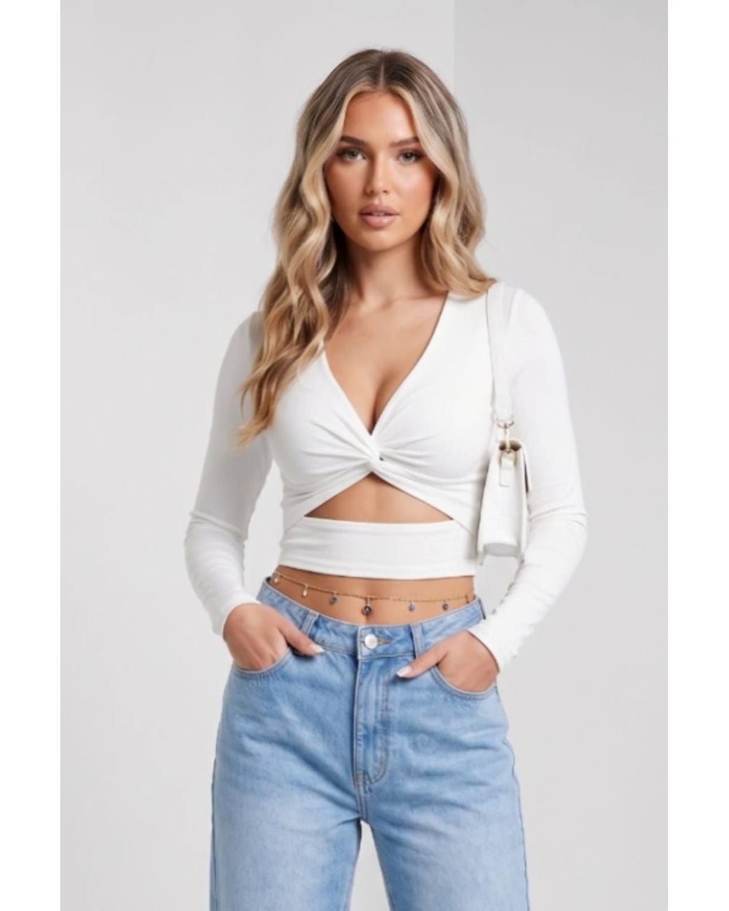 Stylewise Blue Twist Knot Cut Out