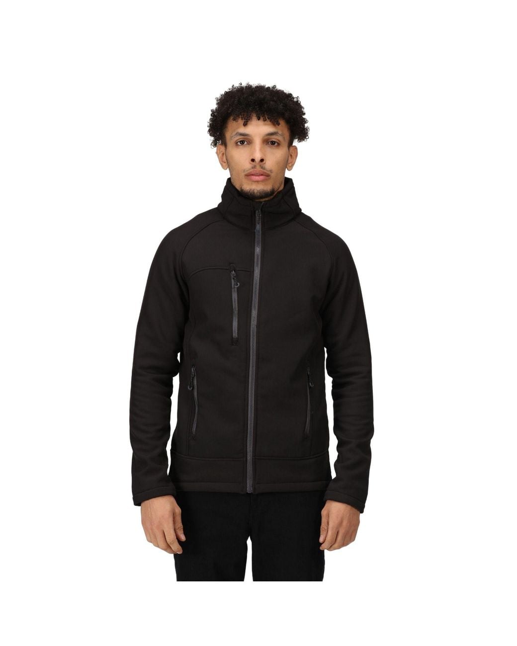 Regatta Black Soft Shell Jacket for men