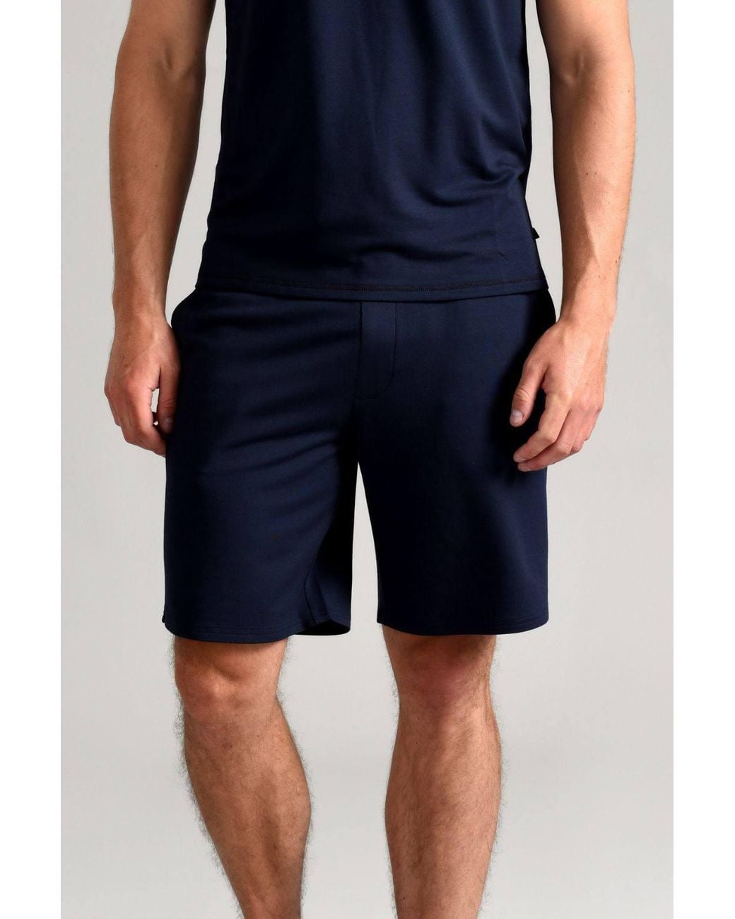 Ted Baker Blue Luxury Pyjama Shorts Loungewear Bottoms for men