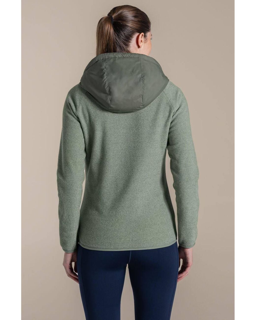 Craghoppers Green Zayas Hooded Water-Repellent Jacket
