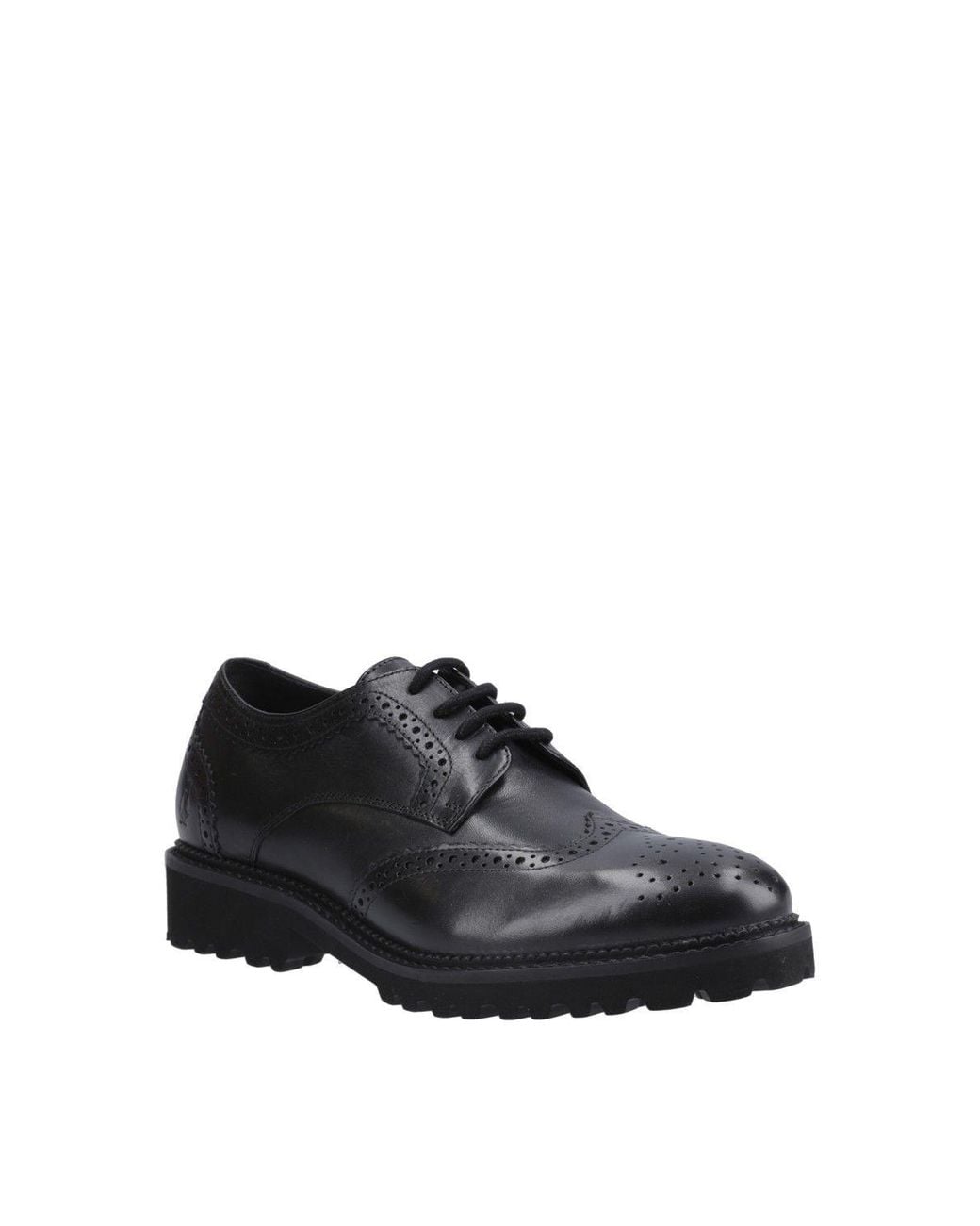 Hush Puppies Black Gabi Lace Up Senior
