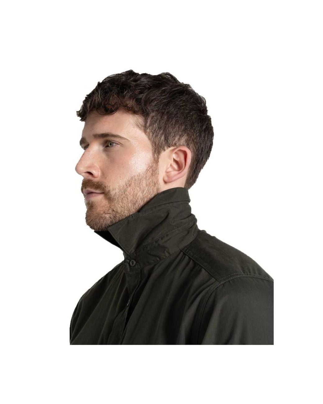 Craghoppers Green Kiwi Long-Sleeved Shirt for men