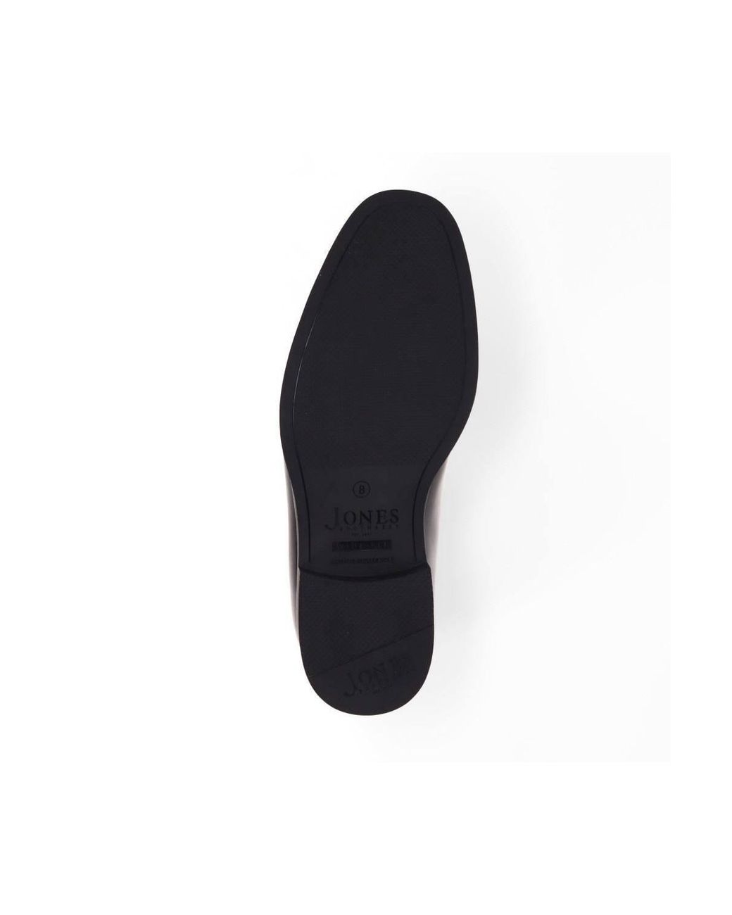 Jones Bootmaker Black Manchester Wide Leather Lace-Ups for men