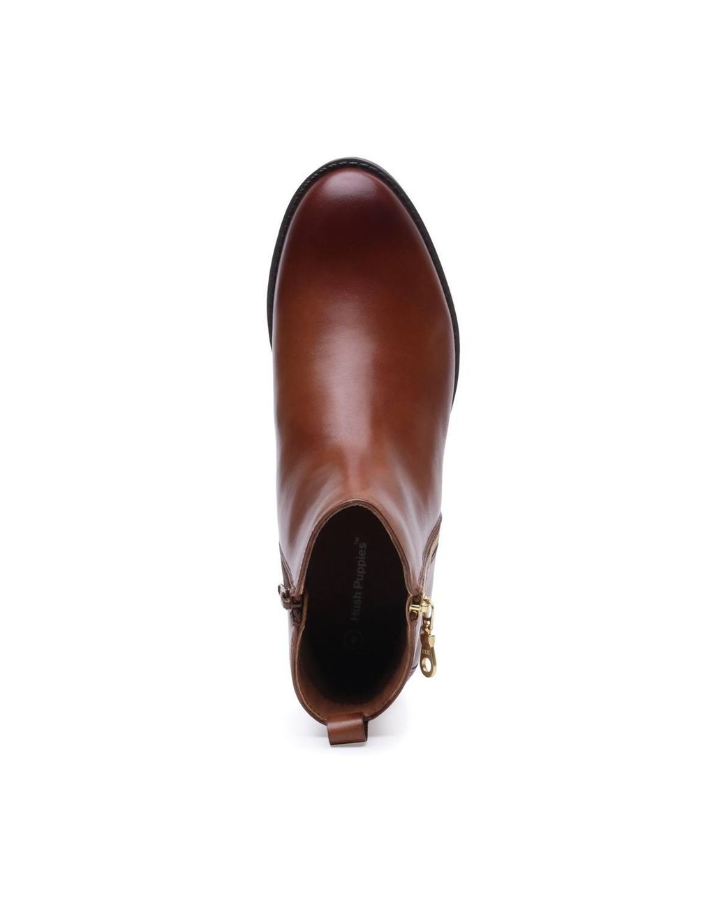 Hush Puppies Brown Perry Zip Boot