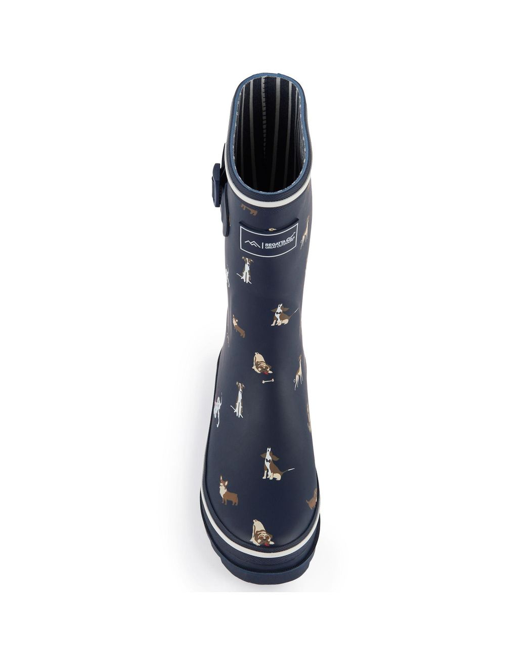 Regatta Blue Amelia Short Waterproof Wellies