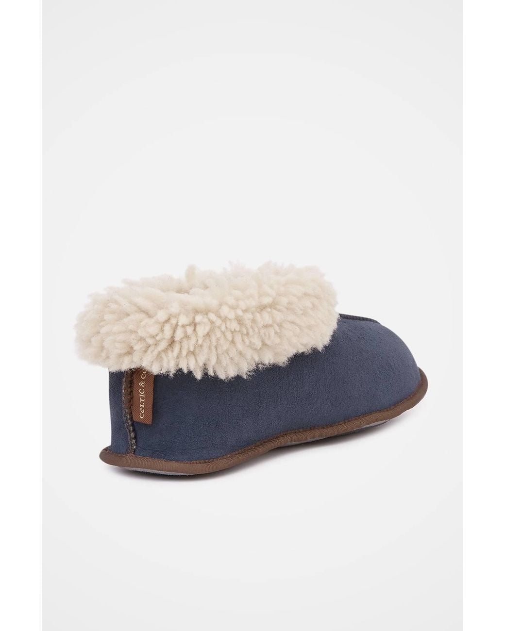 Celtic & Co. Blue Soft Sole Bootee Slipper