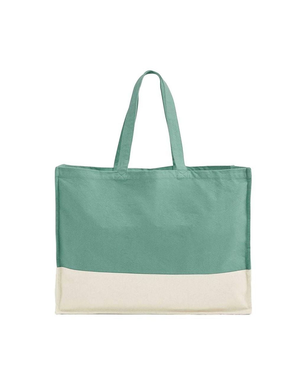Westford Mill Green Earthaware Contrast Tote