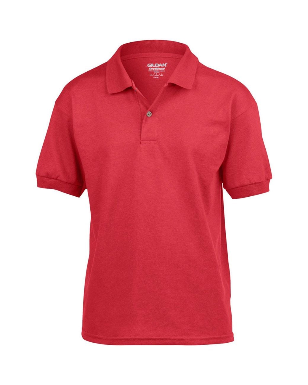 Gildan Red Dryblend Jersey Polo Shirt