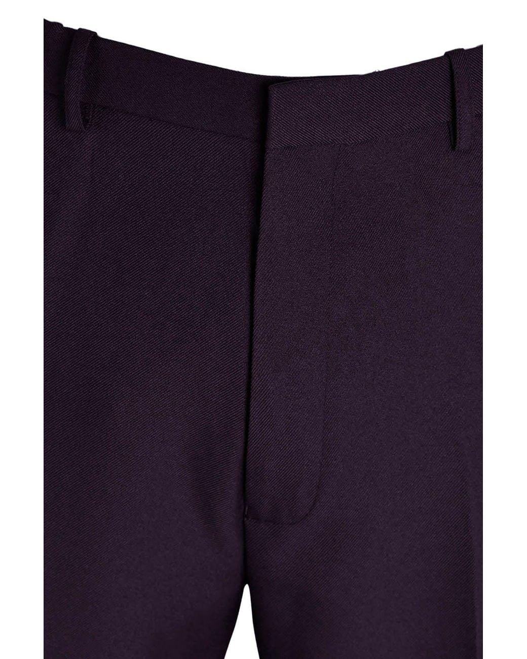 Chums Blue Smart Casual Formal Trousers With Hidden Elasticated Waist for men