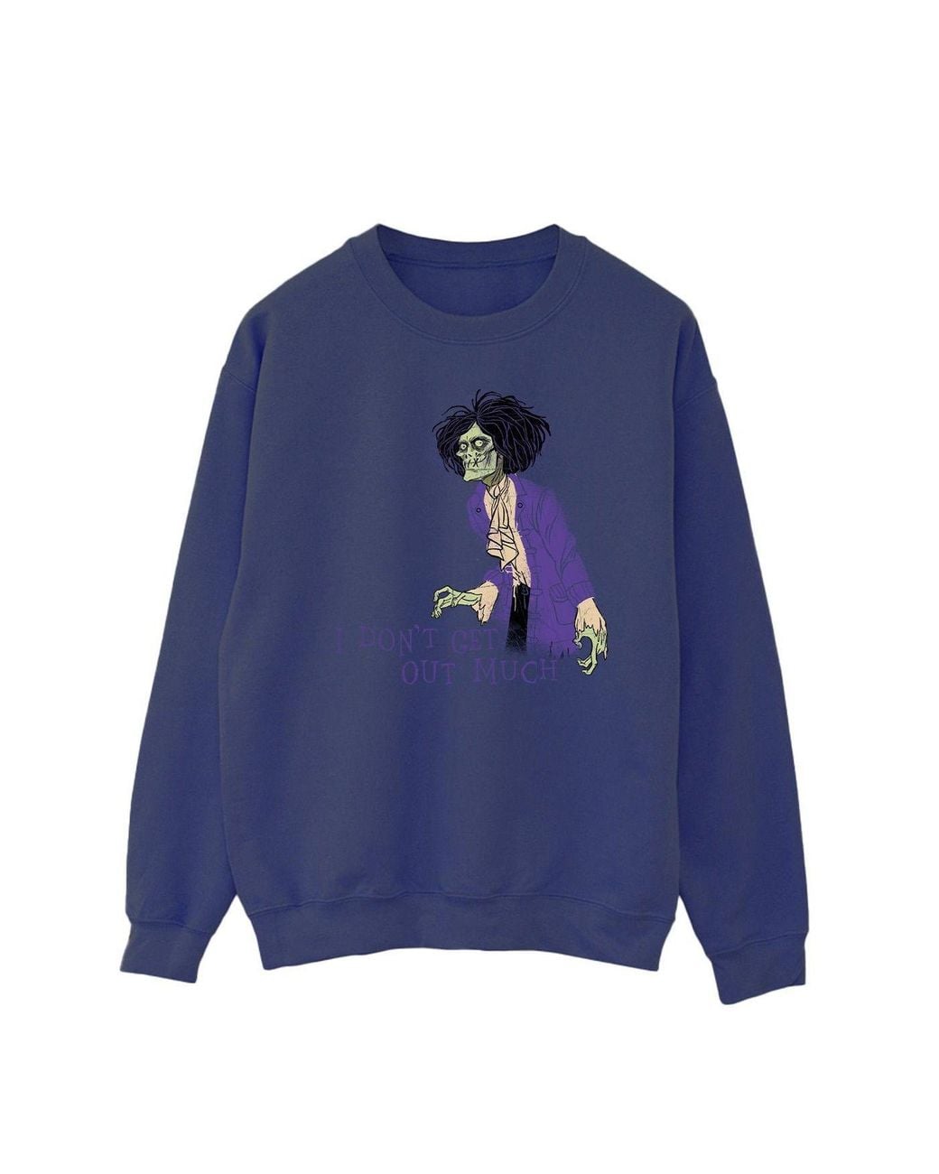 Disney Blue Hocus Pocus Don'T Get Out Much Sweatshirt for men