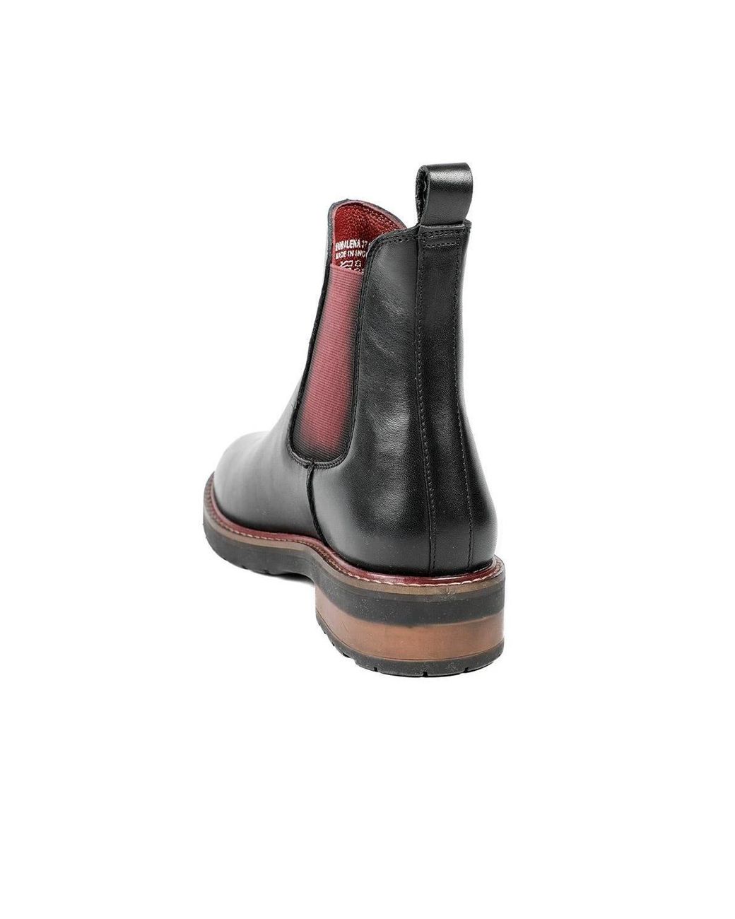 Jones Bootmaker Black Maddalena Leather Chelsea Boots