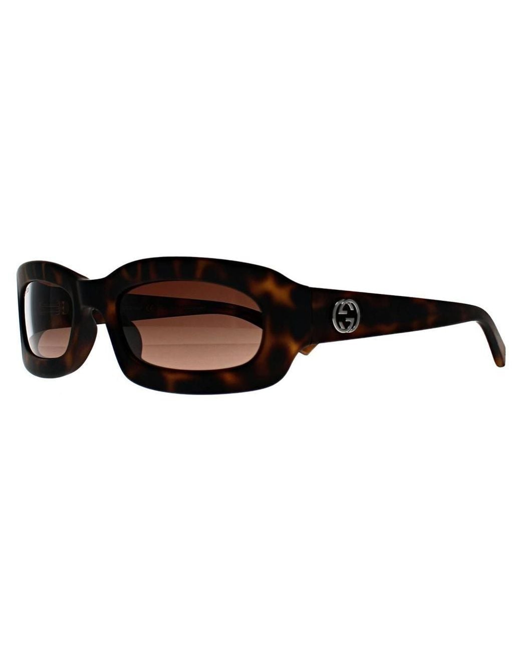 Gucci Brown Rectangle Havana Gradient Gg1786S