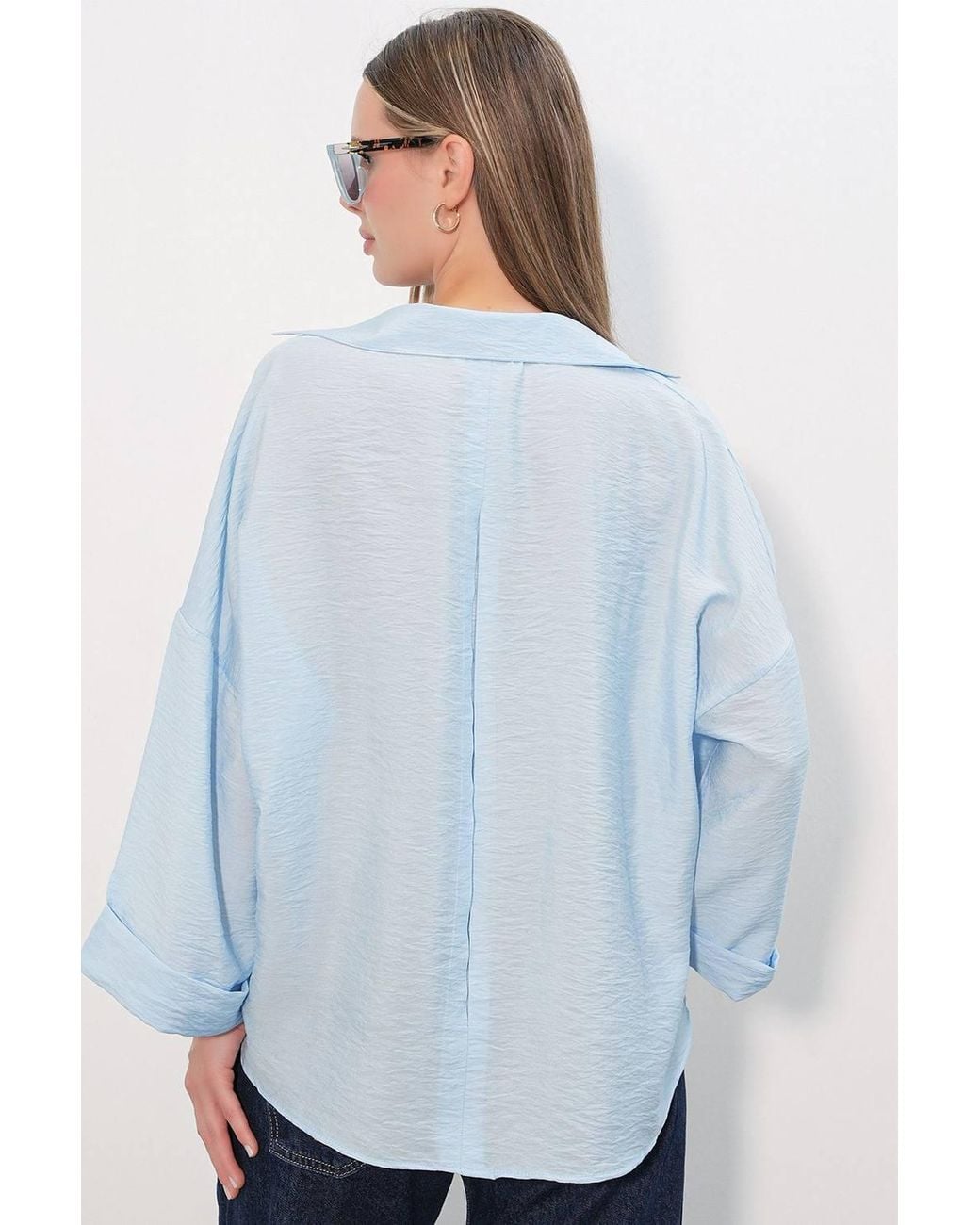 Bigdart White Viscose-Nylon Shirt