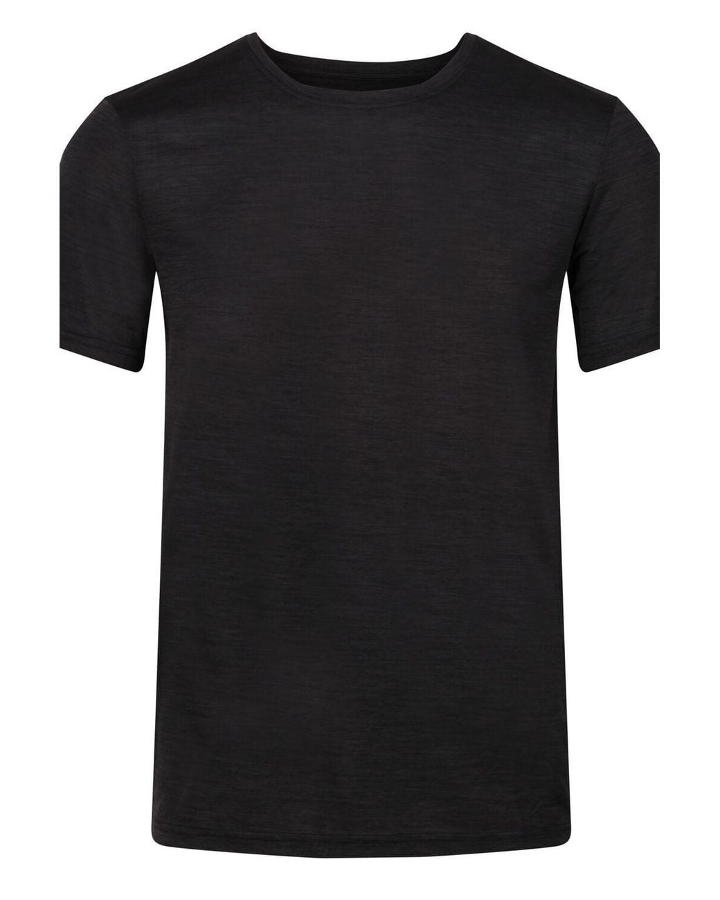 Regatta Black Fingal Edition Short Sleeved Marl T-Shirt for men
