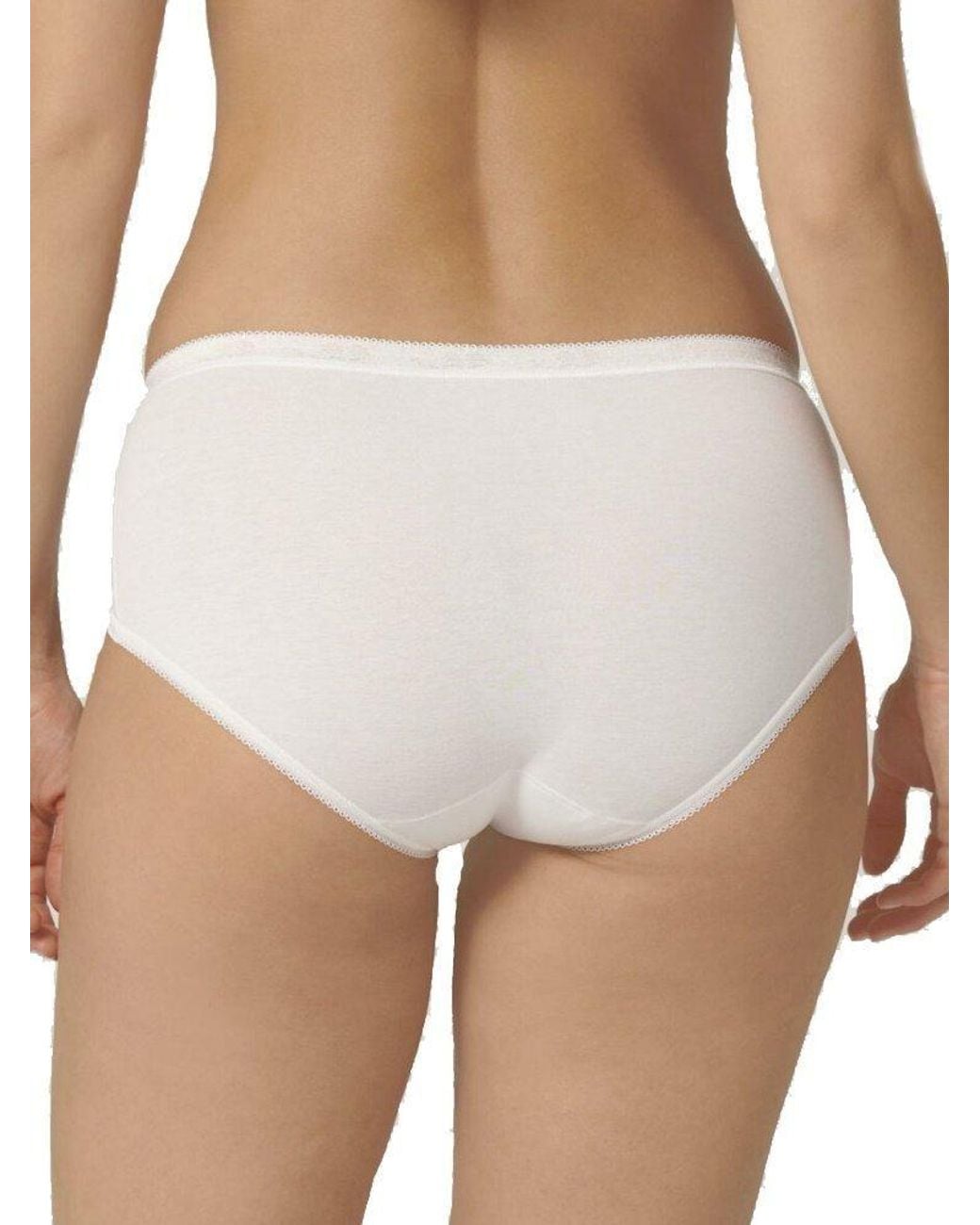 Sloggi White Basic+ Midi 3 Pack Briefs