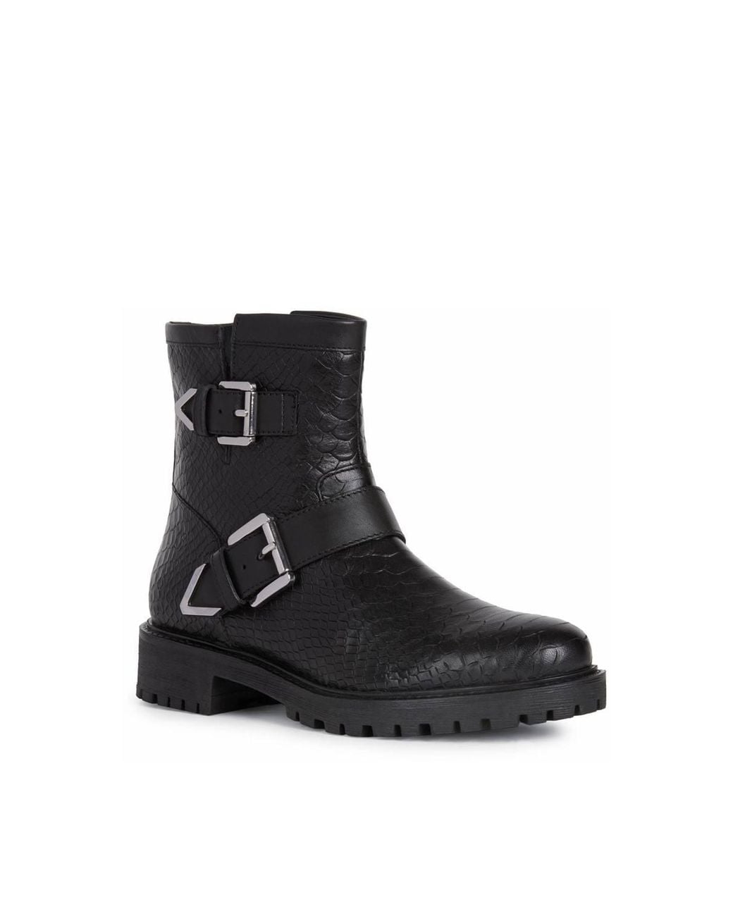 Geox Black 'Hoara' Ankle Boots