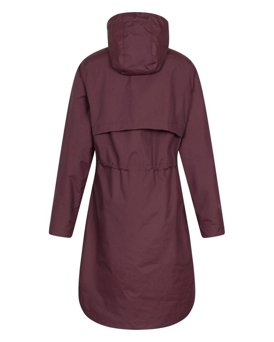 Mountain Warehouse Purple Hannah Waterproof Mac Jacket Long Hooded Coat