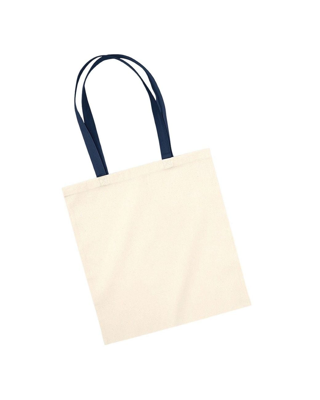 Westford Mill Natural Earthaware Bag For Life Contrast Handle 10L Tote Bag