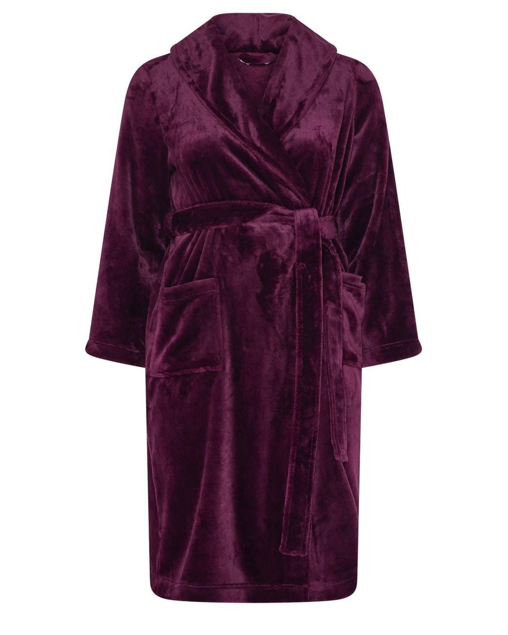 Yours Purple Luxe Dressing Gown