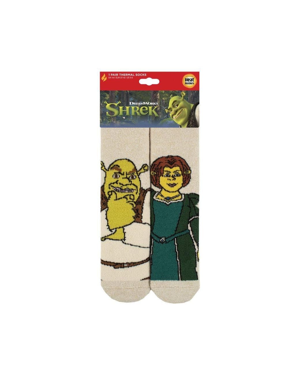 Heat Holders White Thermal Patterned Socks With Soft Brushed Lining