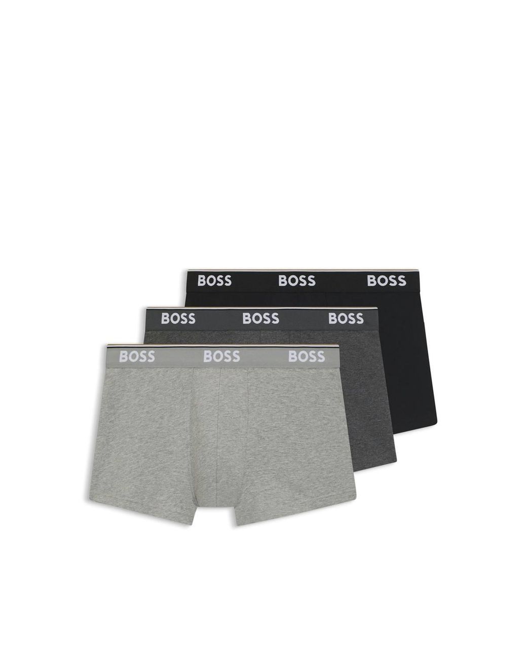 Boss Black Trunk 3 Pack Power Open for men