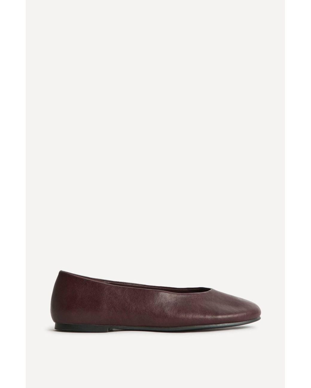 Linzi White Astra Wide Fit Ballet Flats