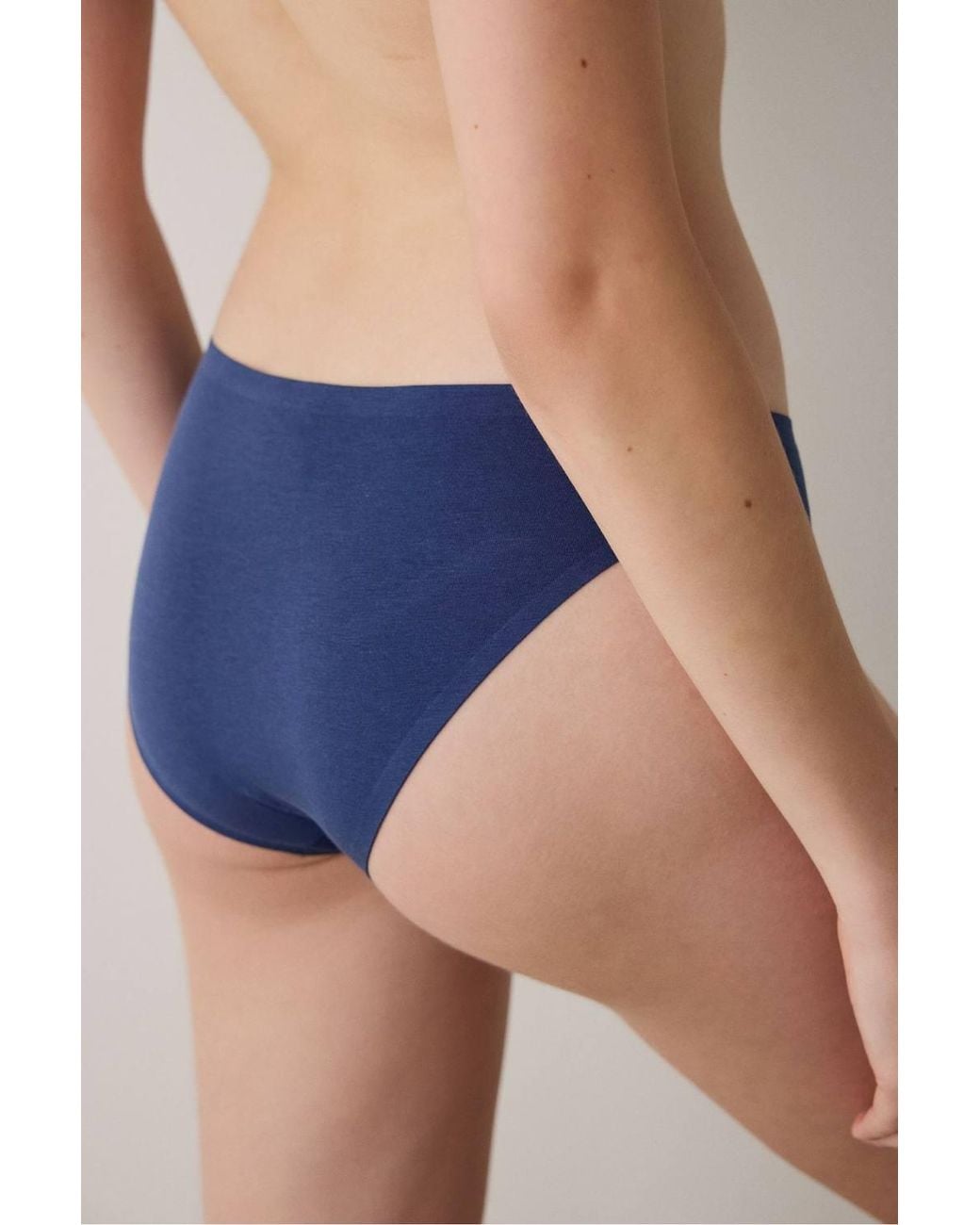 Penti Blue No-Show Watch Briefs