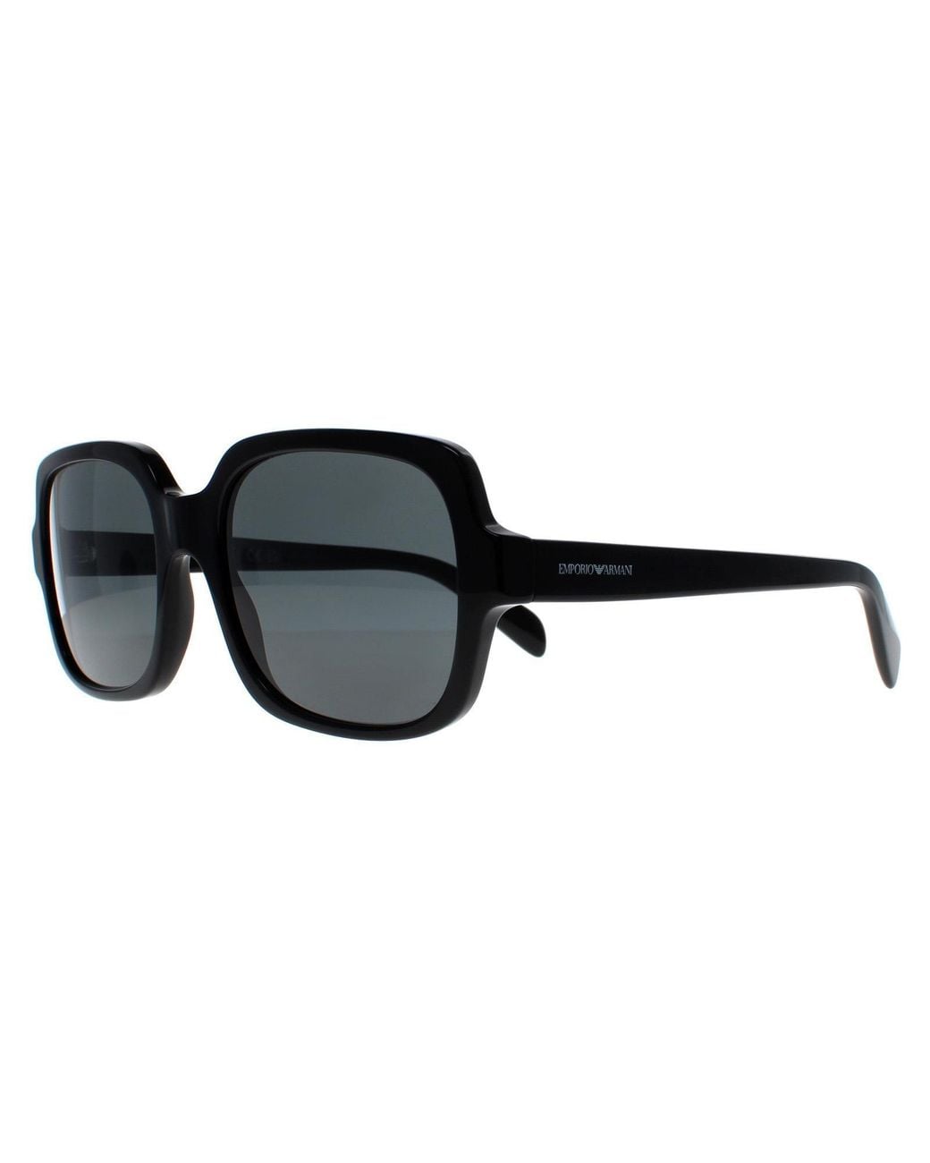 Emporio Armani Black Square Shiny Dark Ea4195