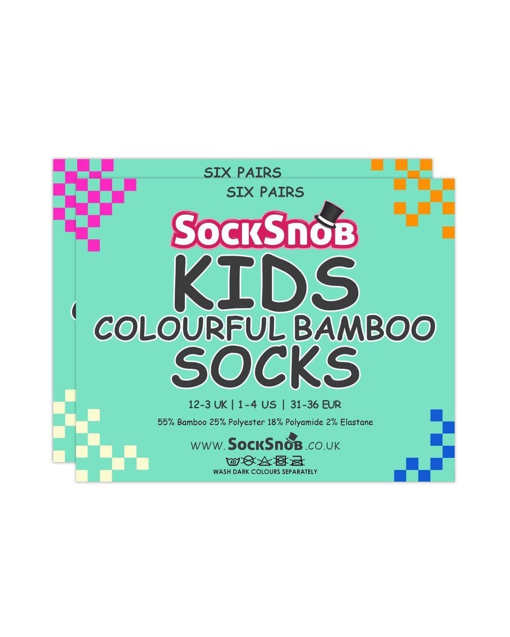 Sock Snob White 12 Pair Breathable Bamboo Plain Socks For School