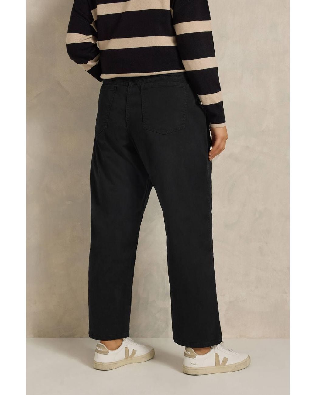 Evans Black Barrel Leg Jeans