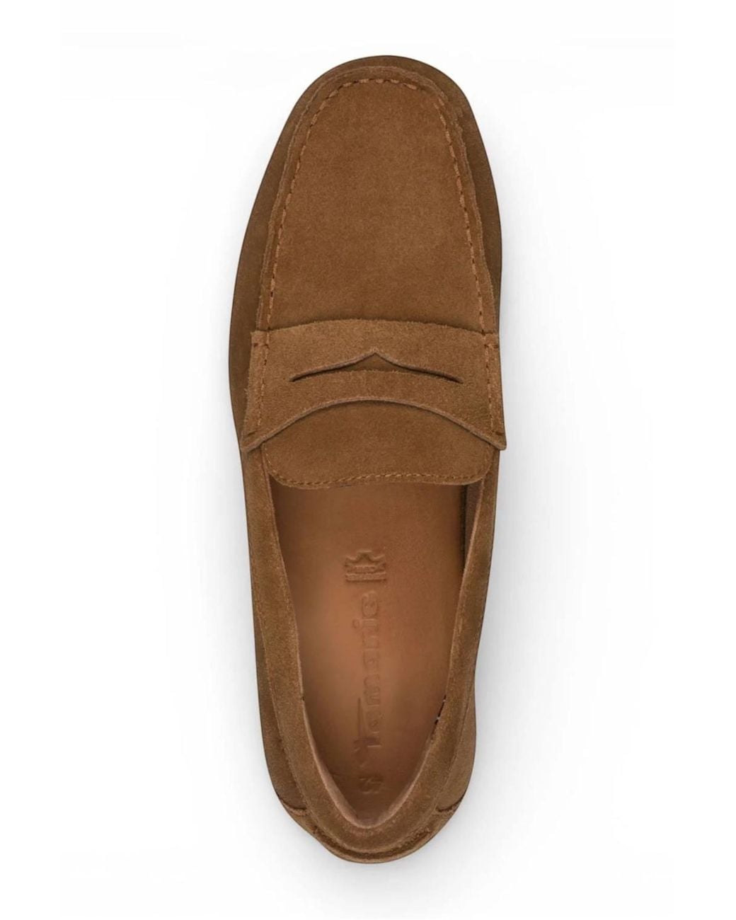 Infinity Leather Brown Tamaris Suede Moccasin Loafers Casual Shoes for men