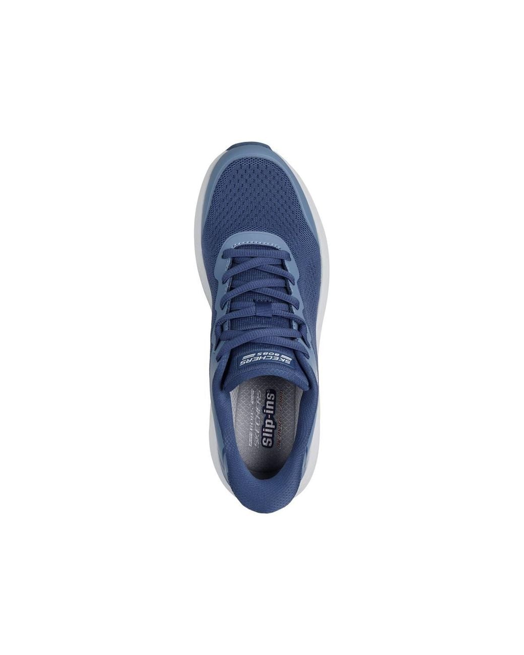 Skechers Blue Bobs Skillz Slip-Ins Lace Up Sneaker for men