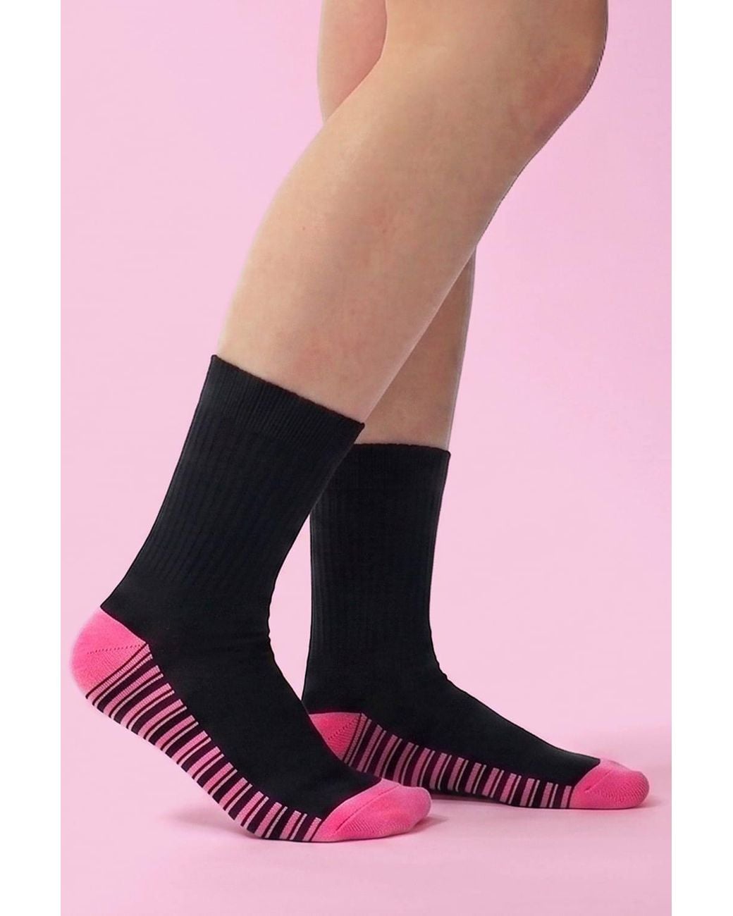 Sock Snob Black 6 Pack Bamboo Socks Soft Breathable Patterned Everyday Socks