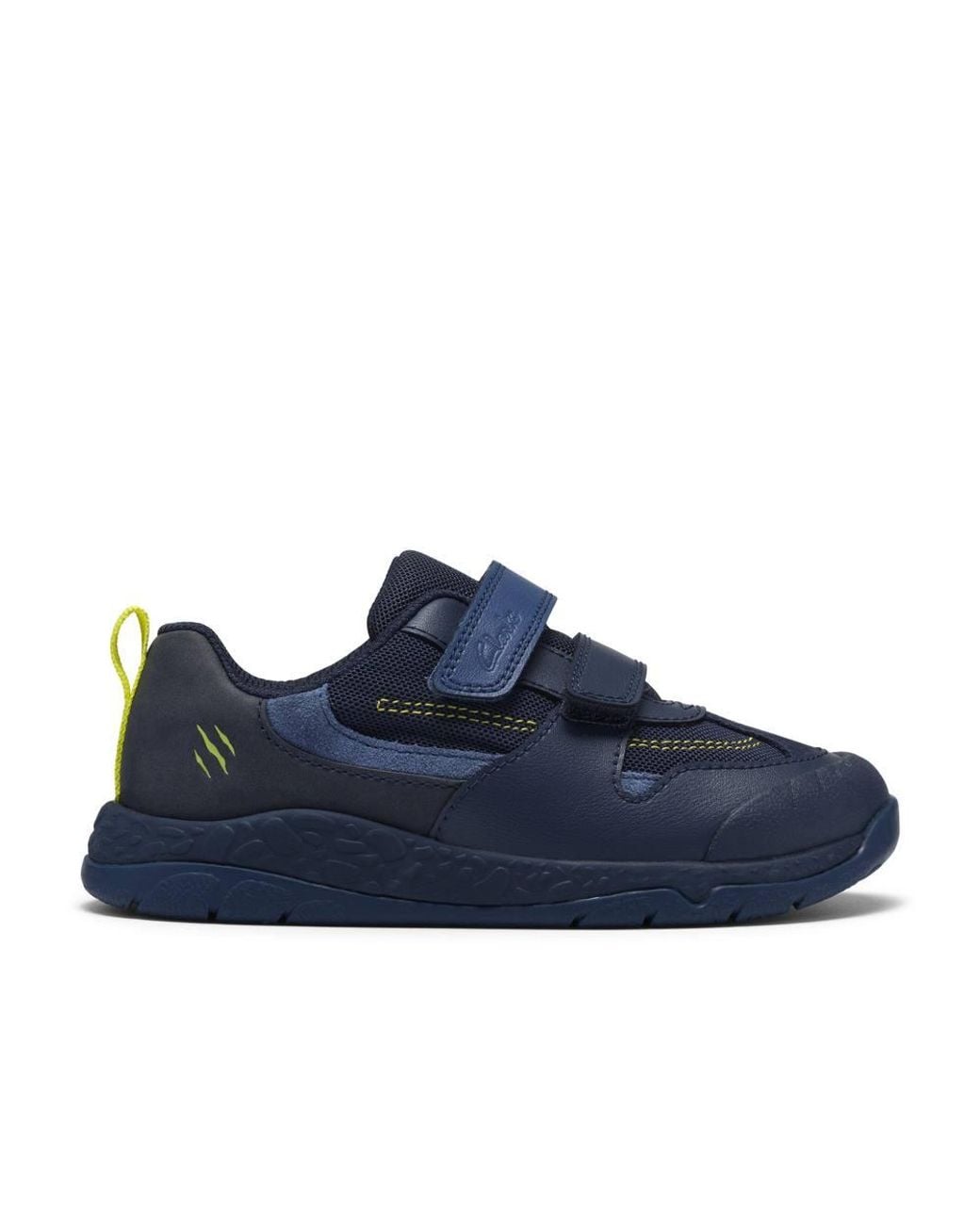 Clarks Blue Steggy Soar K Combination Trainers