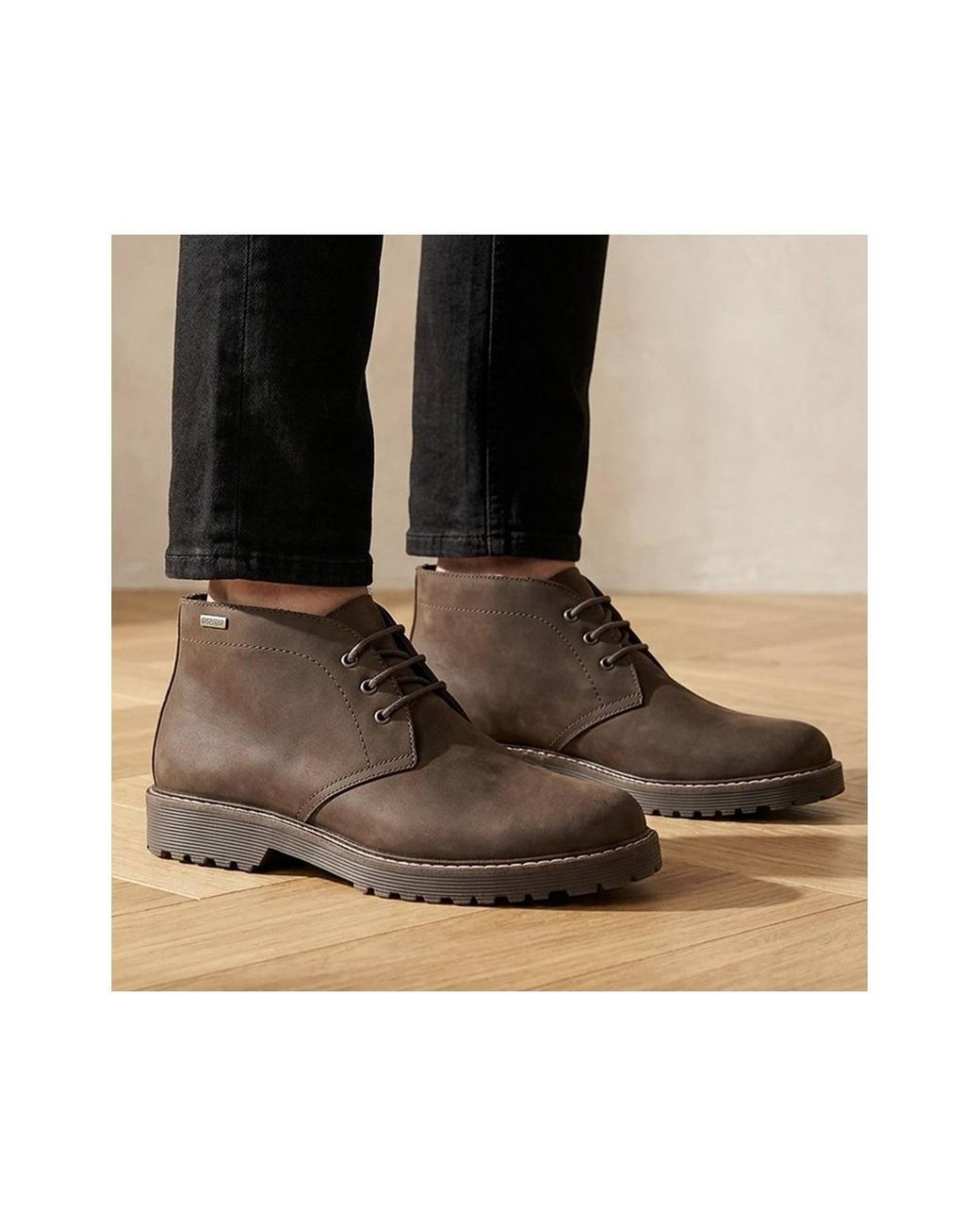 Jones Bootmaker Brown Hartland Waterproof Leather Boots for men