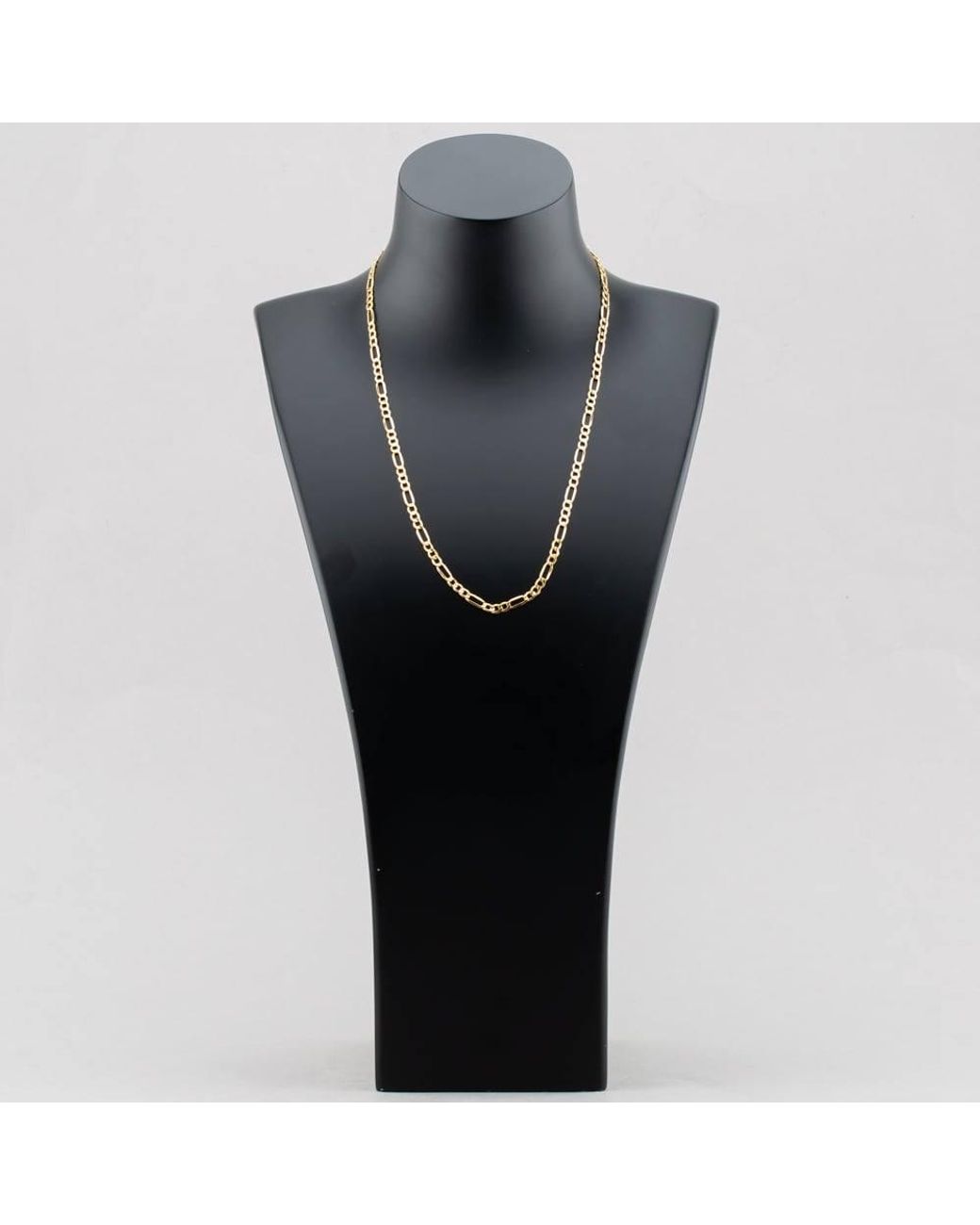 T.H.Baker Metallic 9Ct 20 Inch Hollow Figaro Chain Hf080-20