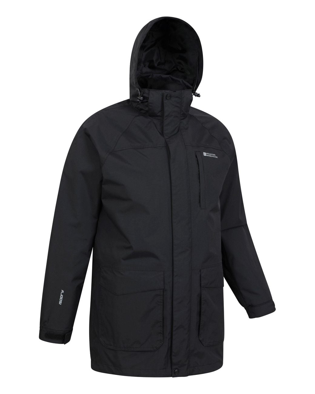 Mountain Warehouse Blue Long Waterproof Jacket Rain Coat Cagoule Taped Seams for men